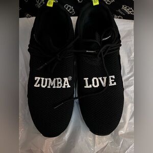 Zumba Fitness Black Athletic Shoes